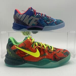 Kids Size 2Y Nike Kobe 8 GS Electro Orange Basketball Shoes FN0266 800 NEW